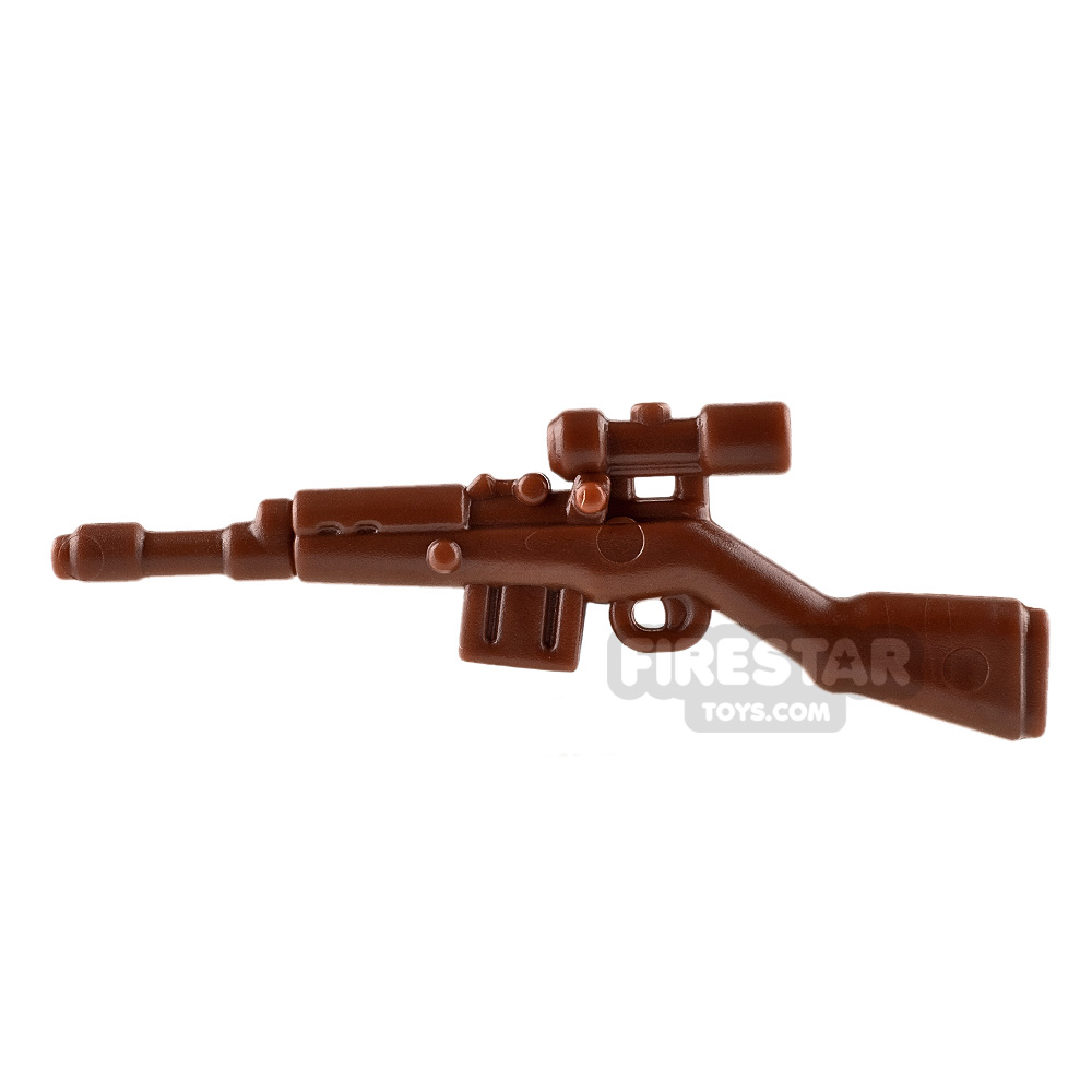BrickWarriors - German Sniper - Brown REDDISH BROWN