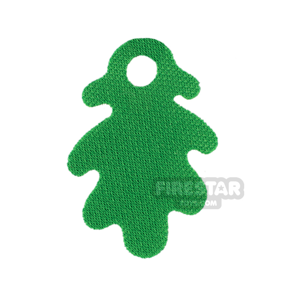 LEGO Minifigure Cape Spongy Stretchable Fabric Oak Leaf GREEN