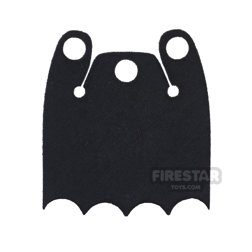 Custom Design Cape Batman Cloak Bite Overshoulder BLACK