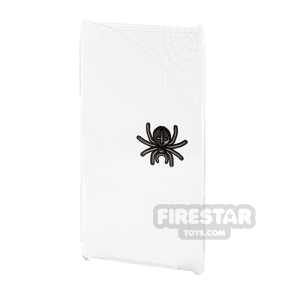 Custom printed Window Glass 1x4x6 - Hanging Spider