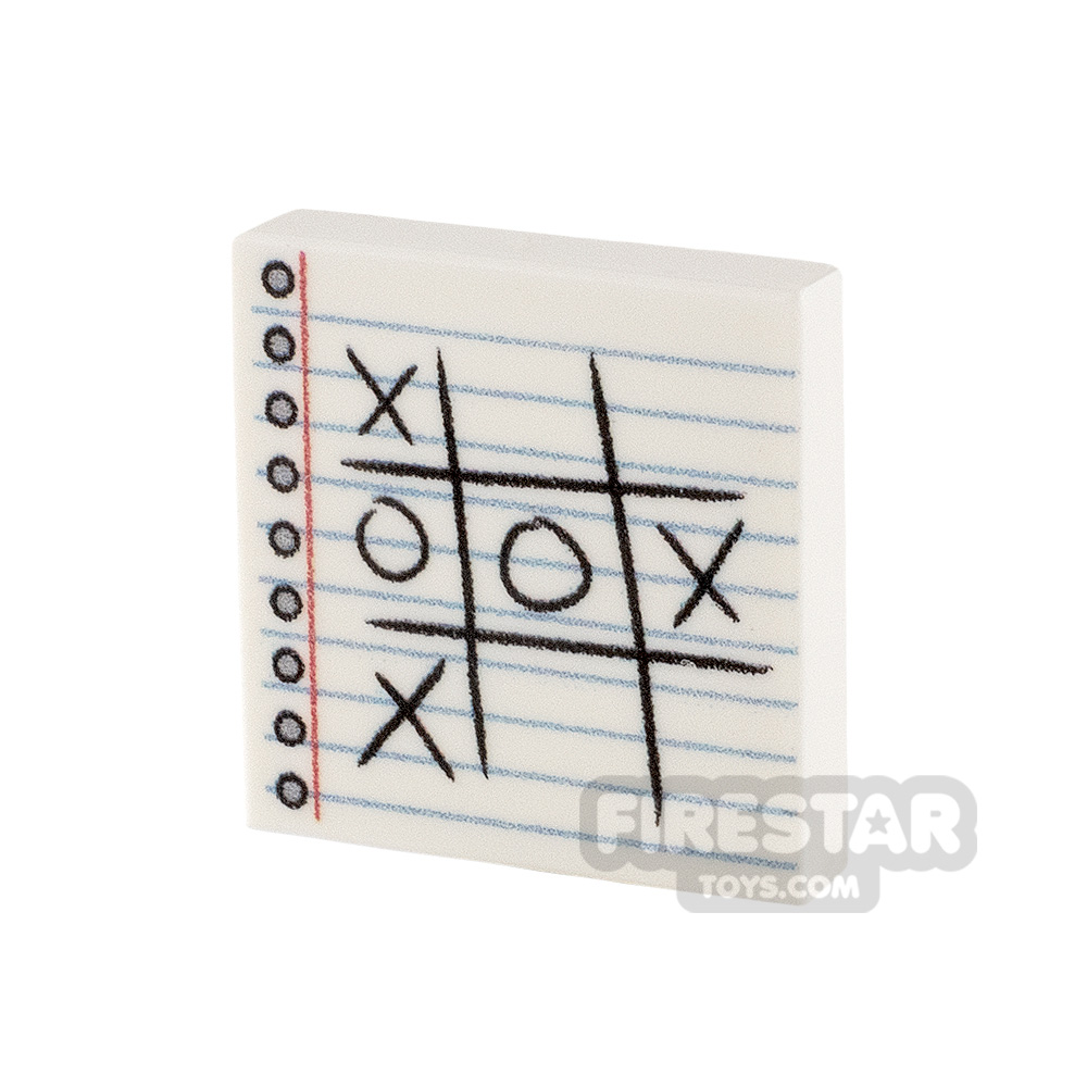 Printed Tile 2x2 Noughts and Crosses