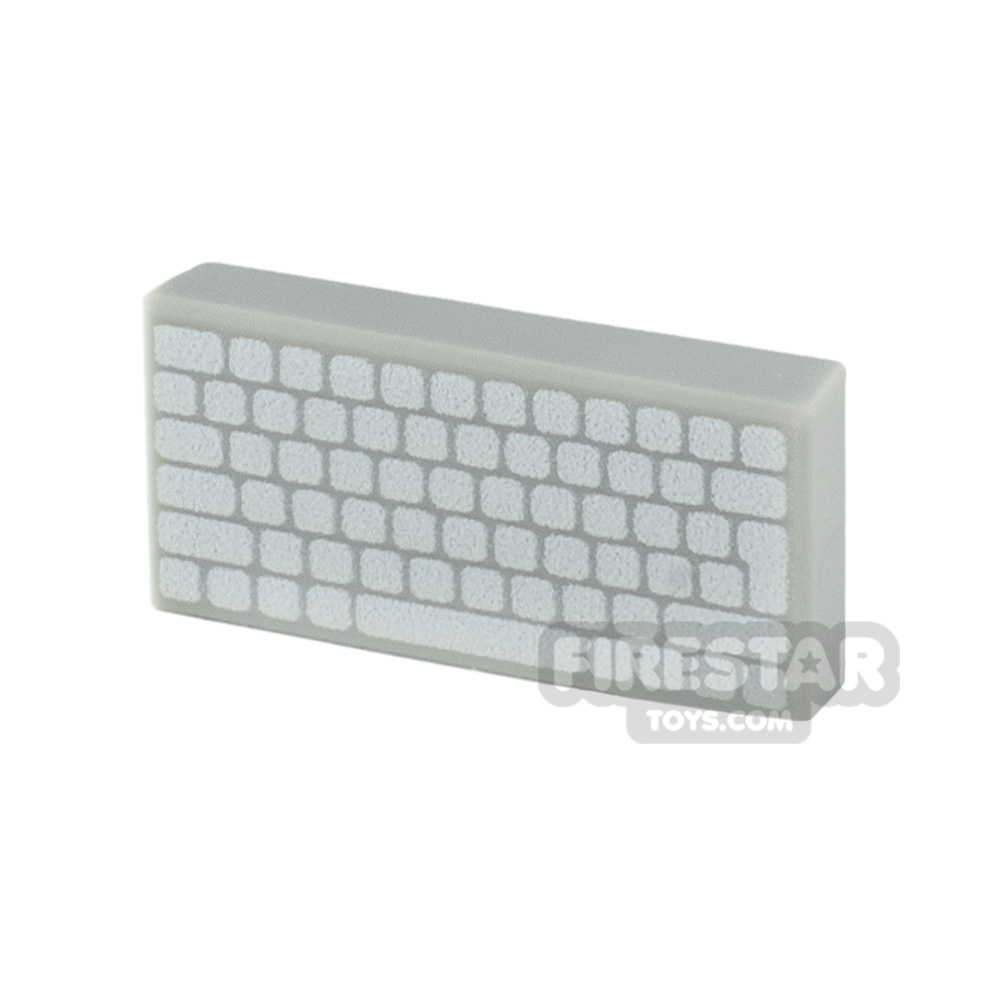 Custom printed Tile 1x2 iBrick Keyboard