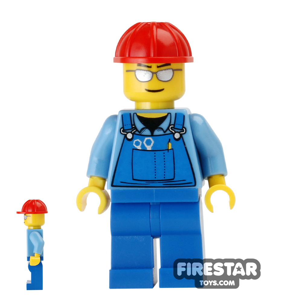 Lego Figur City  Bauarbeiter orange Jacke    cty168  3181 