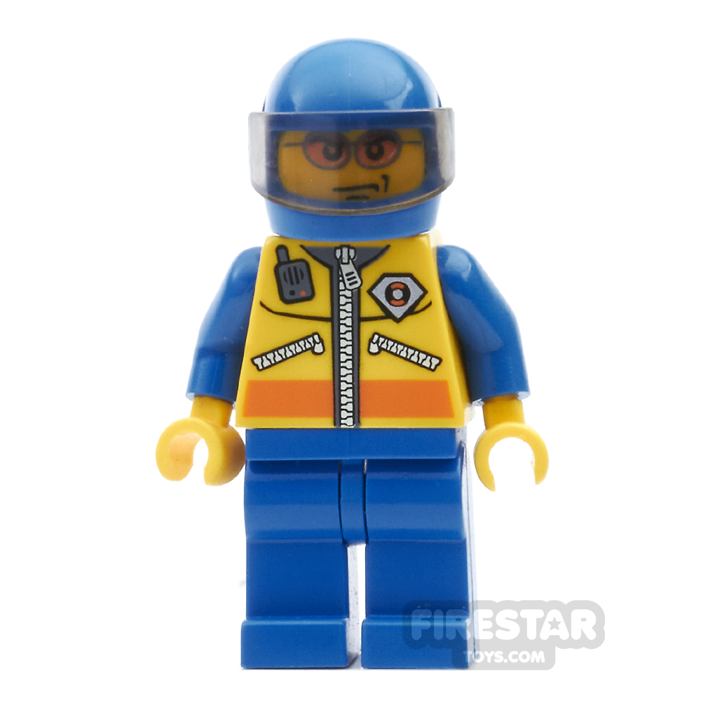 LEGO City Mini Figure - Coast Guard - Motorcyclist