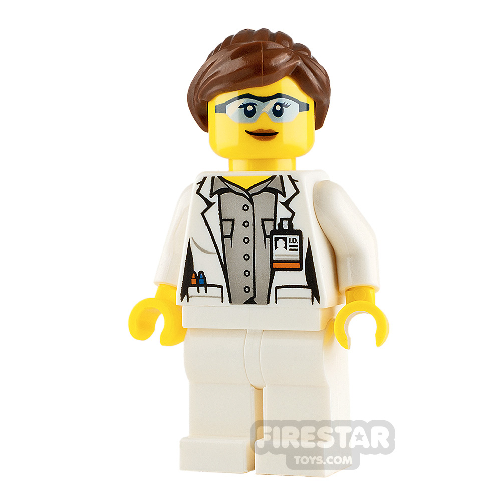 LEGO City Minifigure Scientist with Blue Goggles