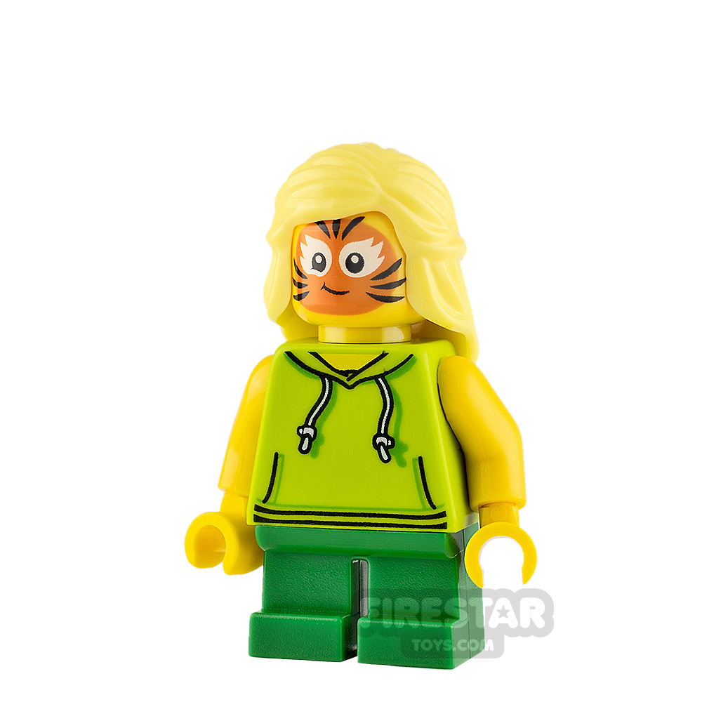 LEGO City Minifigure Girl with Cat Face Paint