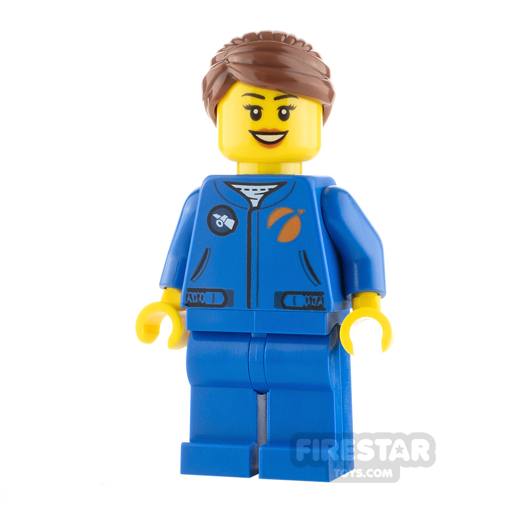 LEGO City Minifigure Female Astronaut Open Smile 