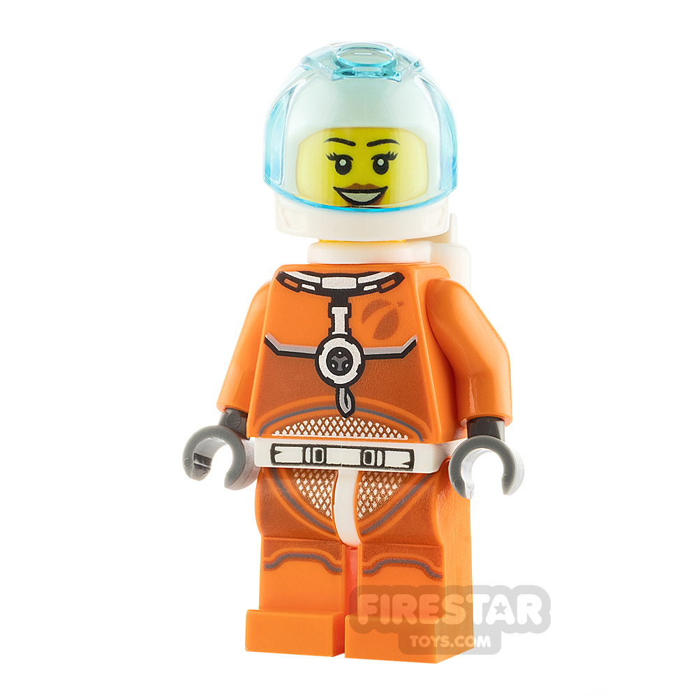 LEGO City Minifigure Astronaut Orange Spacesuit