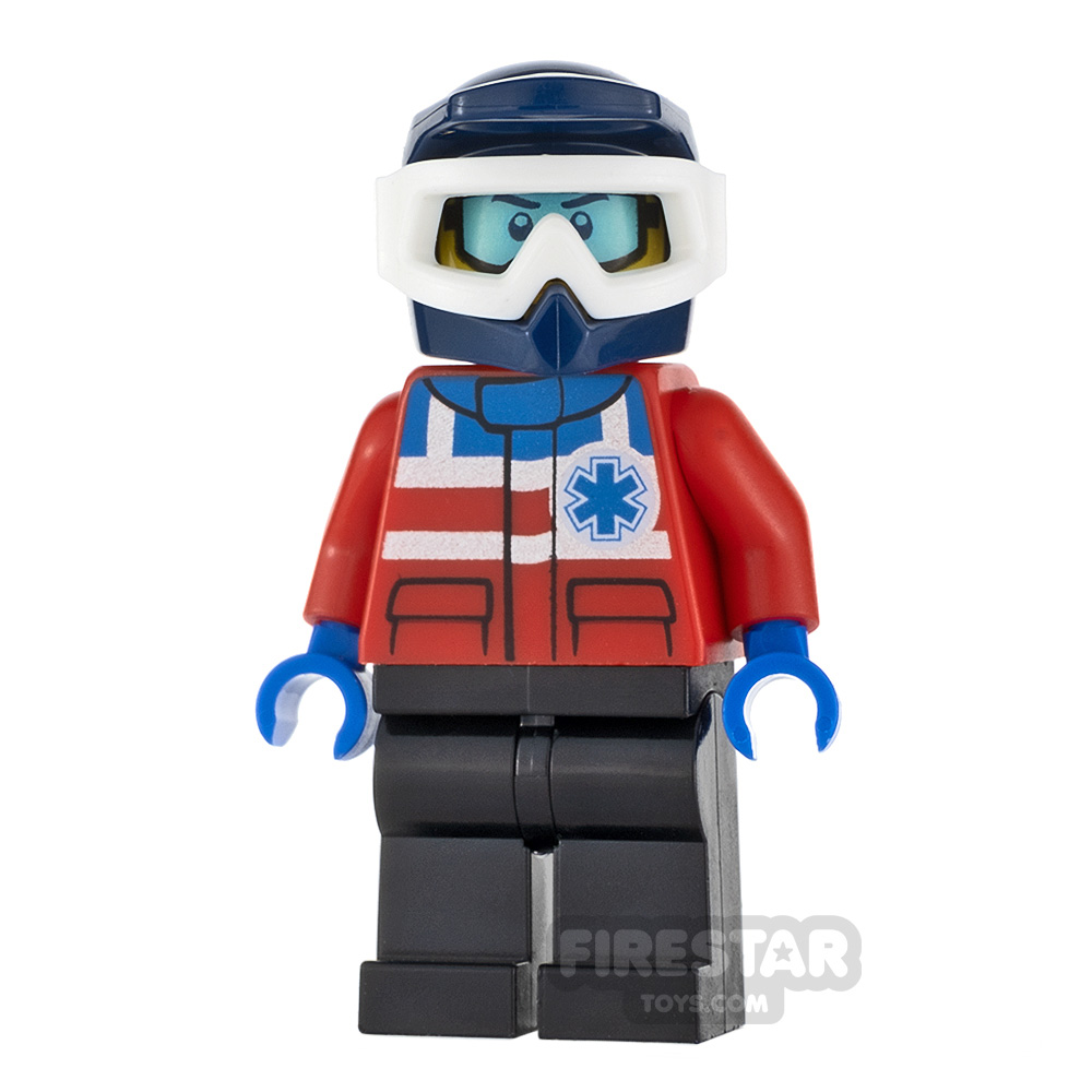 LEGO City Minifigure Ski Patrol Dark Blue Helmet