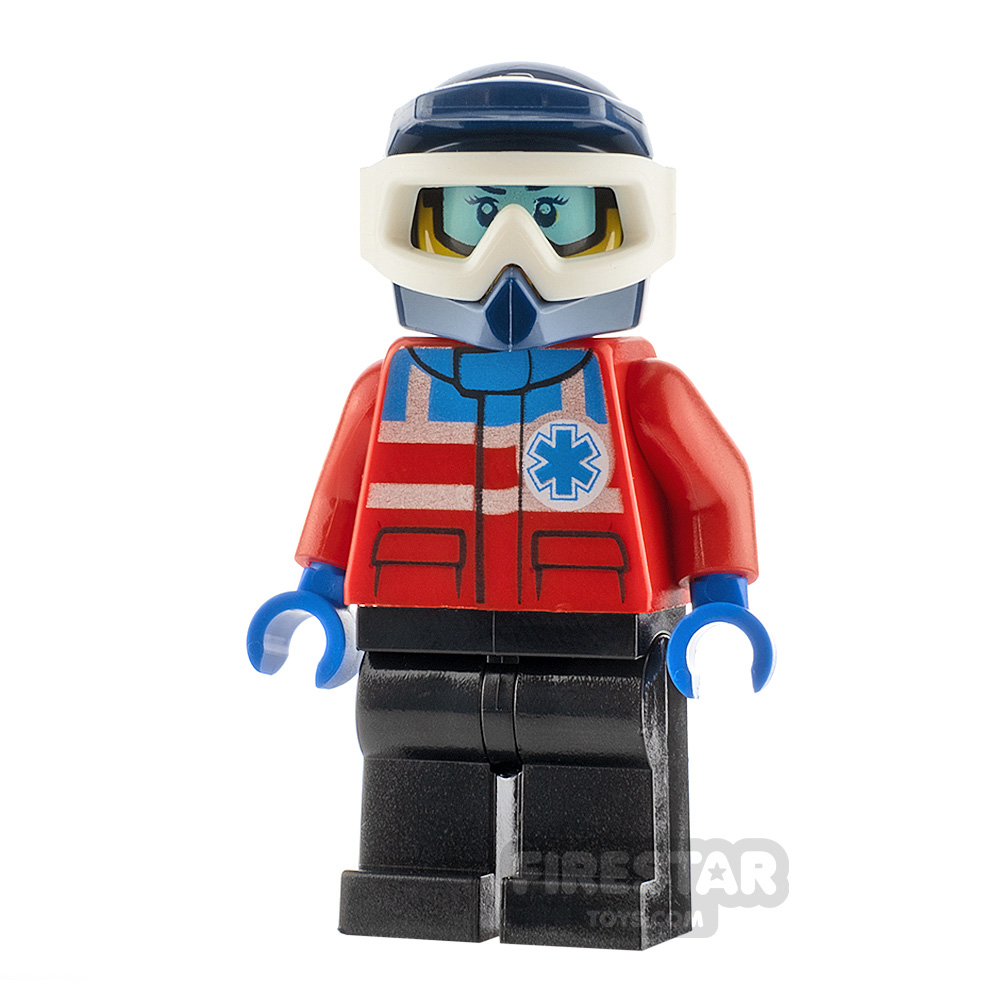 LEGO City Minifigure Ski Patrol Dark Blue Helmet