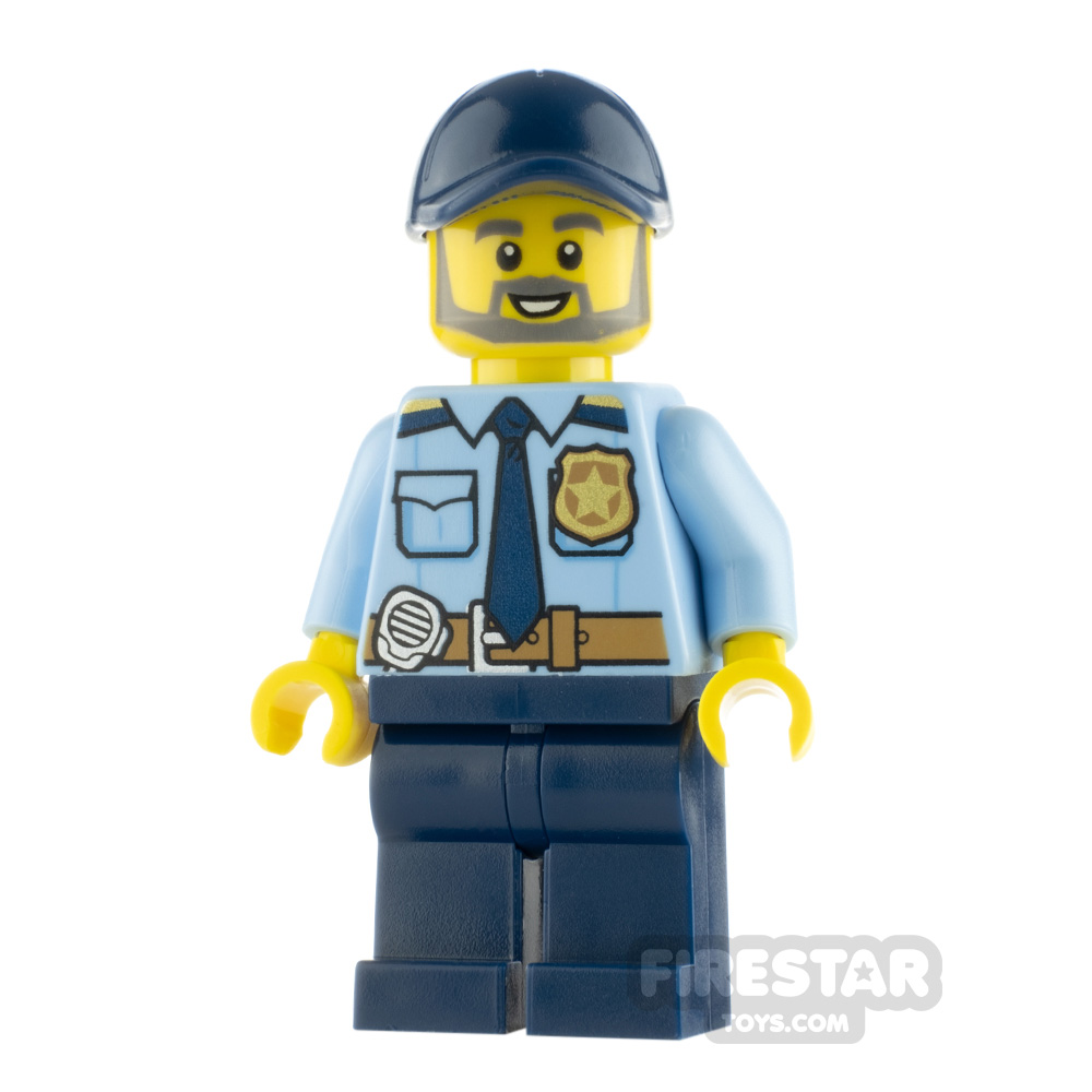 LEGO City Minifigure Police Officer Shirt with Tie 