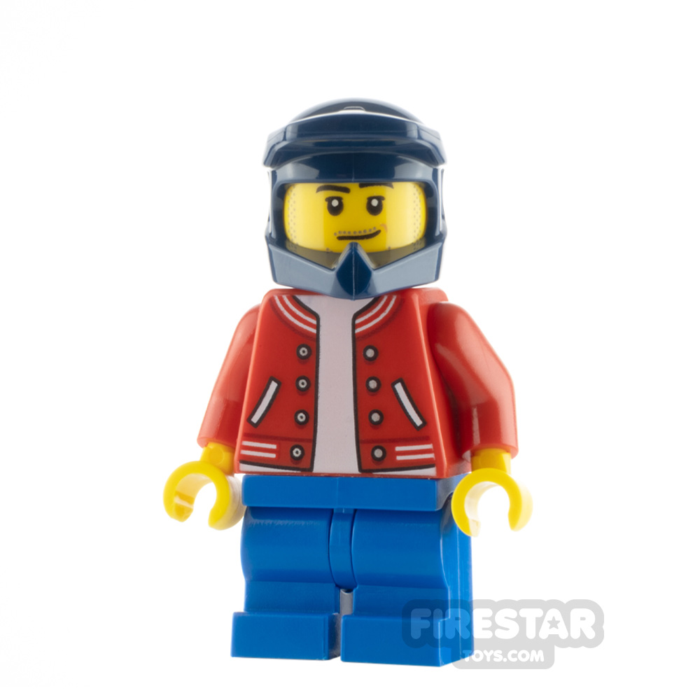LEGO City Minfigure BMX Rider Red Jacket