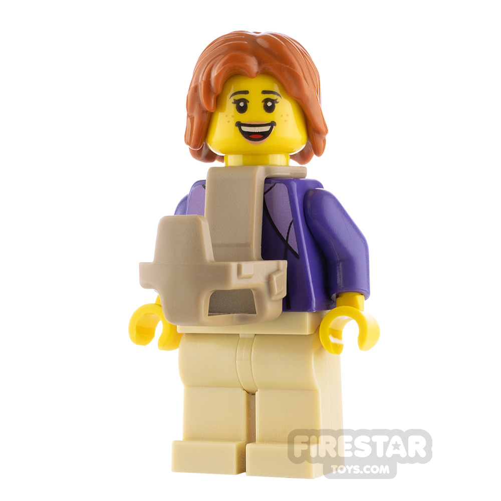 LEGO City Minfigure Mother with Baby Carrier 