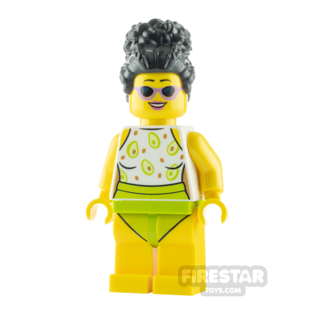 LEGO City Minifigure Female Beach Tourist in Swimsuit 