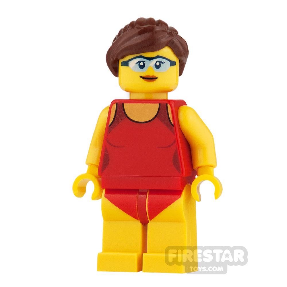 LEGO City Mini Figure - Swimsuit and Goggles