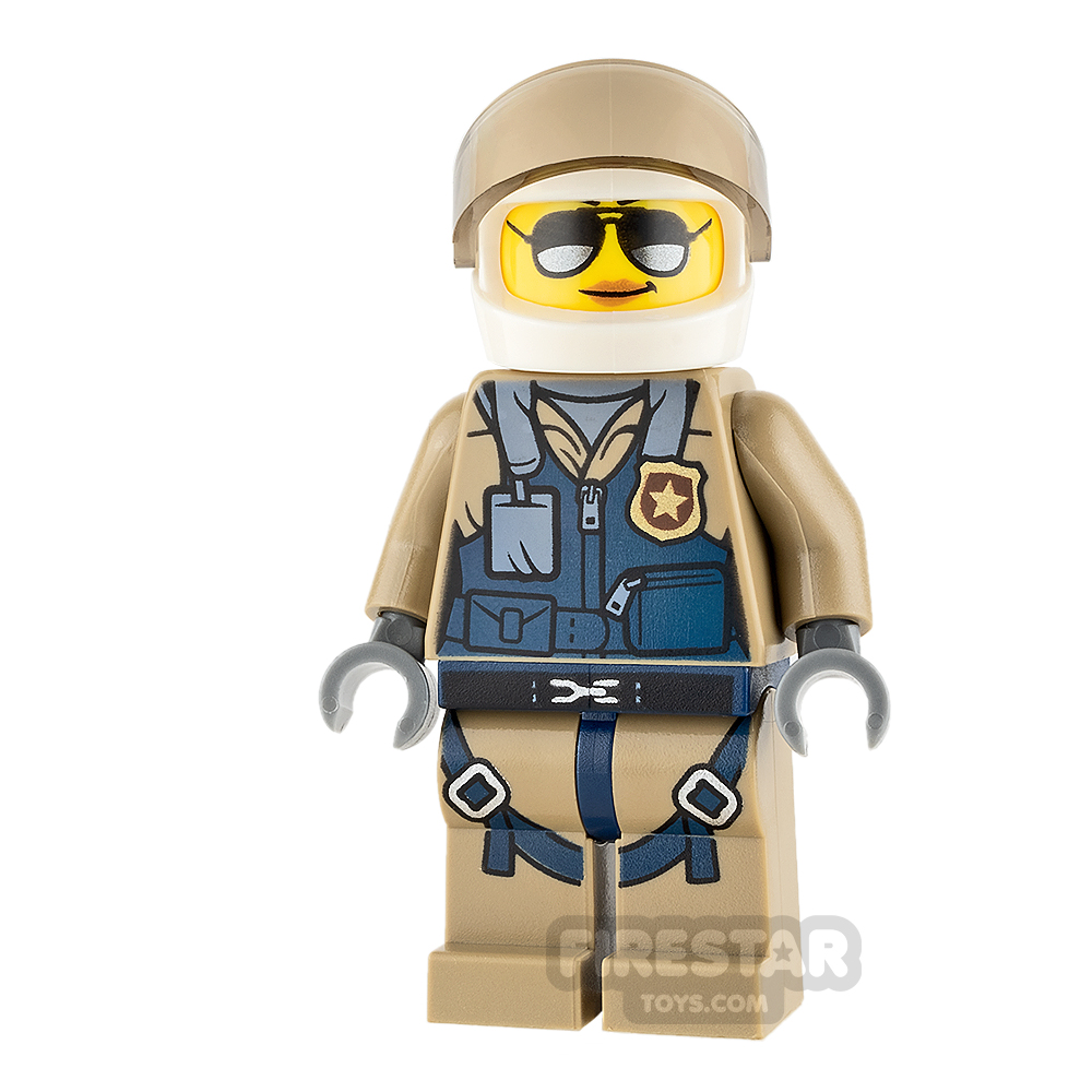 LEGO City Mini Figure - Mountain Police - Female Helicopter Pilot