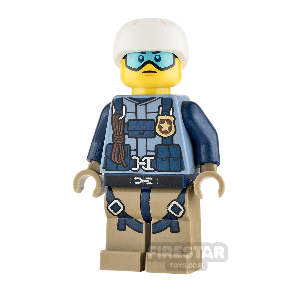 LEGO City Mini Figure - Mountain Police - Male with Jacket and Harness 