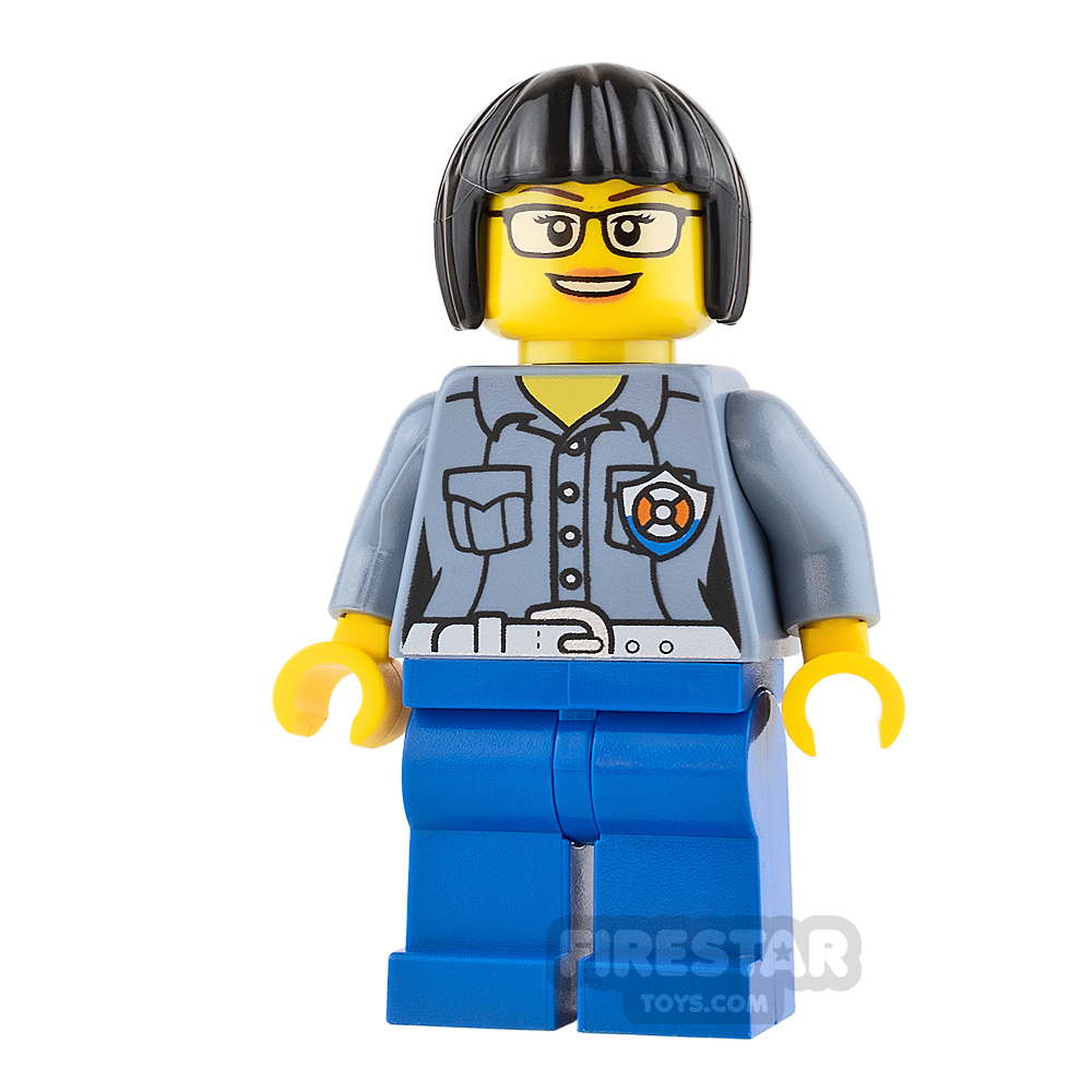 LEGO City Mini Figure - City Coast Guard - Female Station Manager