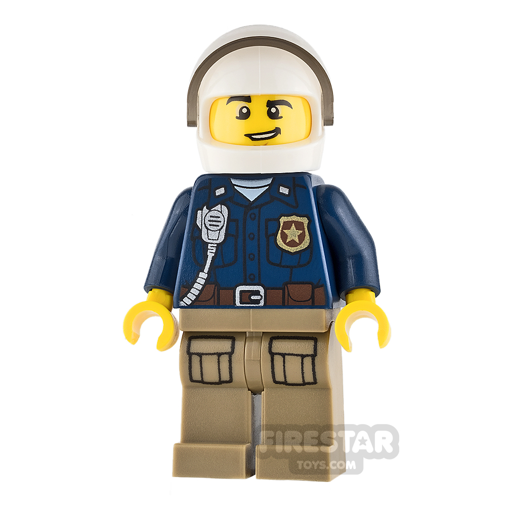 LEGO City Mini Figure - Mountain Police - Male Officer - Quad Bike 