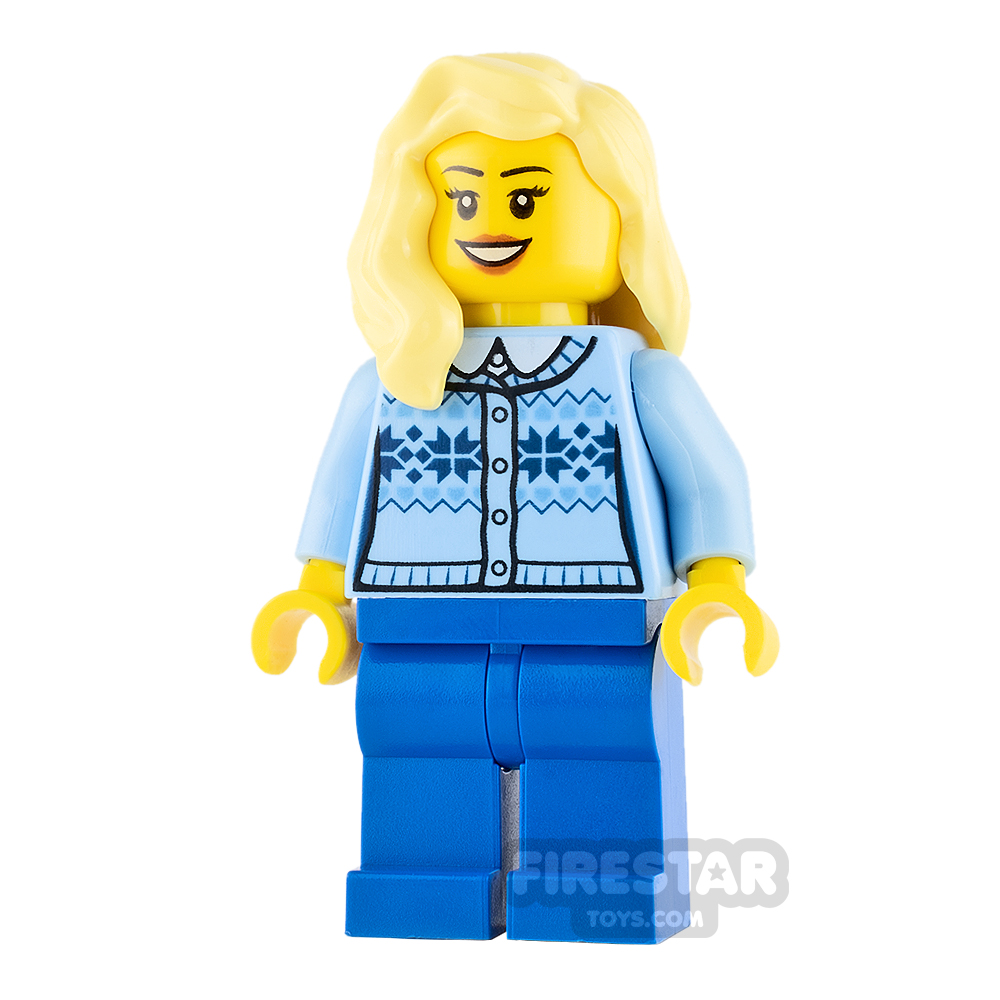 LEGO City Mini Figure - Fair Isle Sweater and Smile