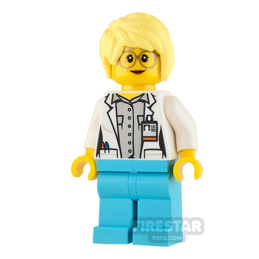 LEGO City Mini Figure - Scientist - Messy Hair