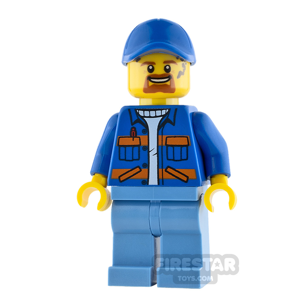 Lego ville chef ingénieur max minifigure nouveau 
