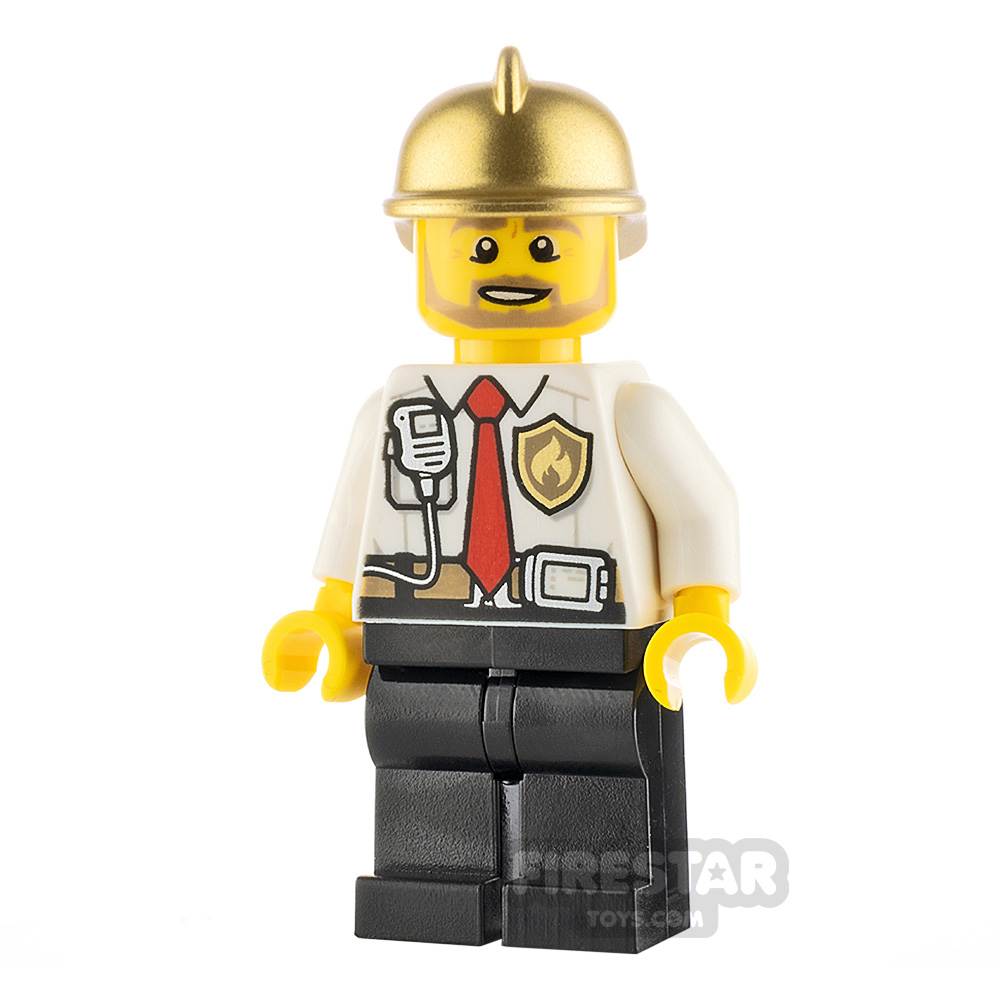 LEGO City Minifigure Fireman Shirt and Tie