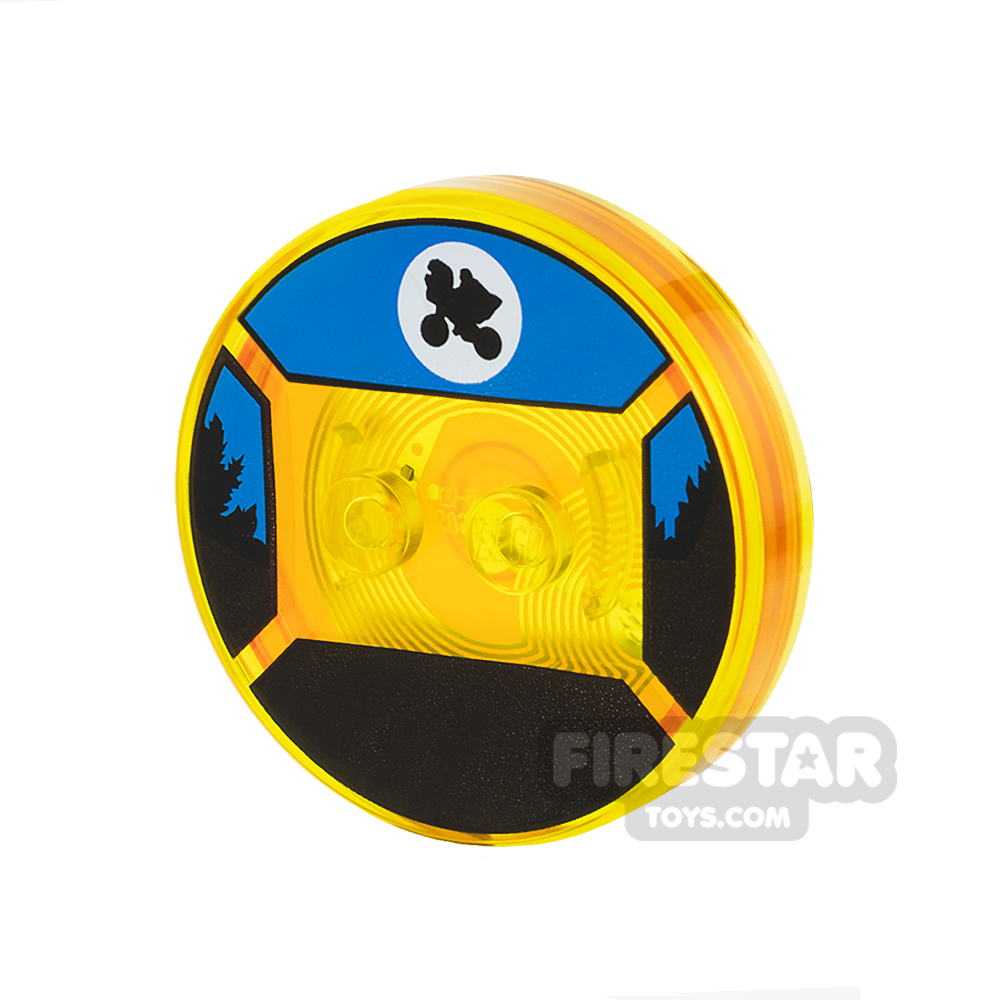 LEGO Dimensions Toy Tag - E. T. TRANS YELLOW