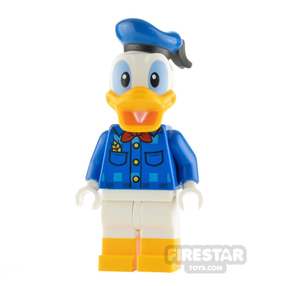 LEGO Disney Minifigure Donald Duck Plaid Shirt