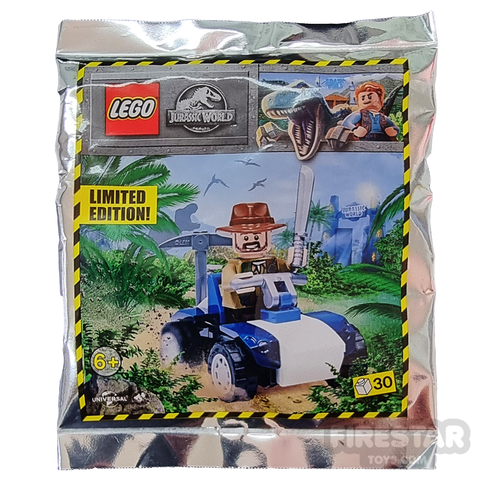 LEGO Jurassic World 122116 Foil Pack Sinjin Prescott and Buggy 