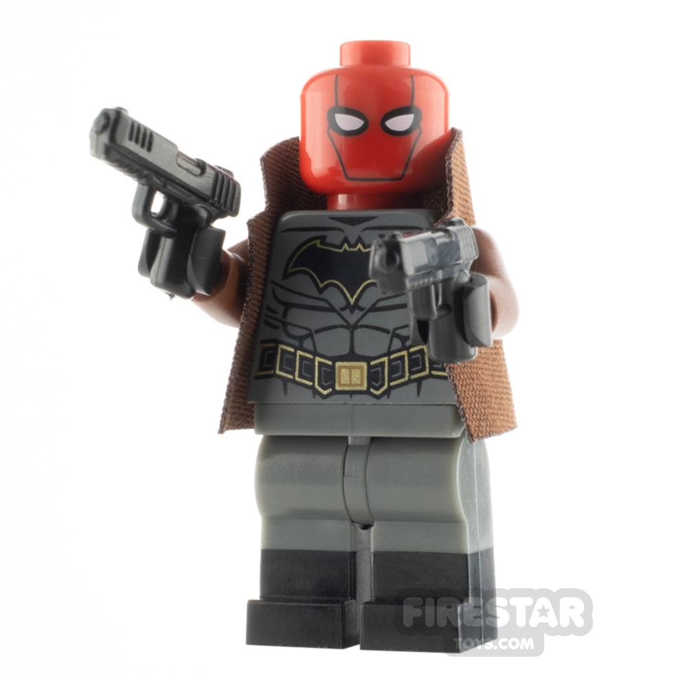 Custom Designed Minifigure Robin with Red Torso and Legs Printed On LEGO Parts 