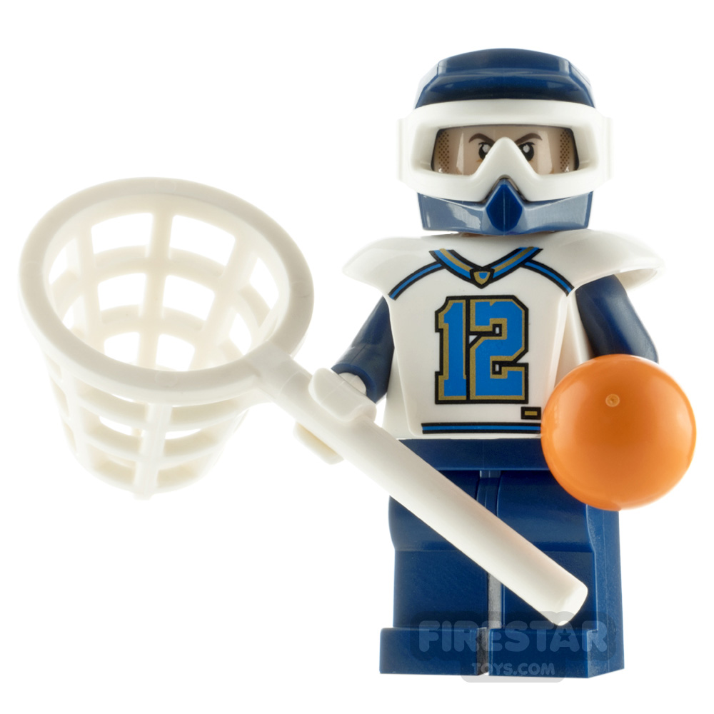 Custom Minifigure Lacrosse Player 