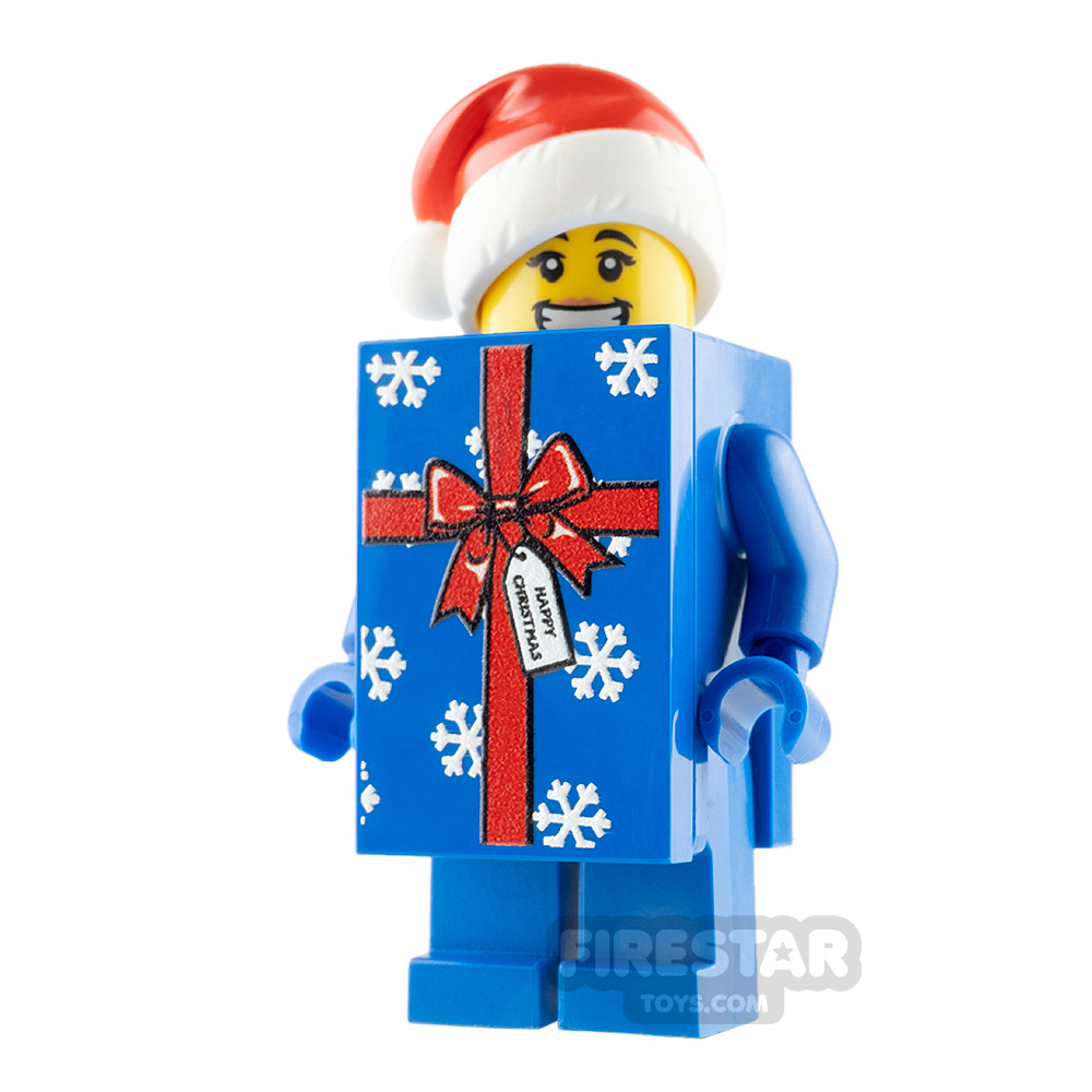 Custom Design Mini Figure - Christmas Present - Girl