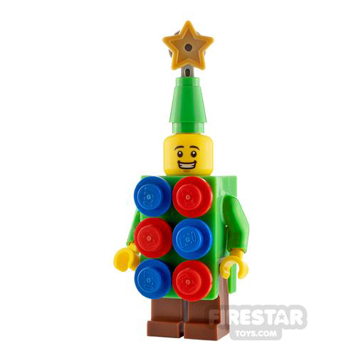 Custom Minifigure Christmas Tree Costume 