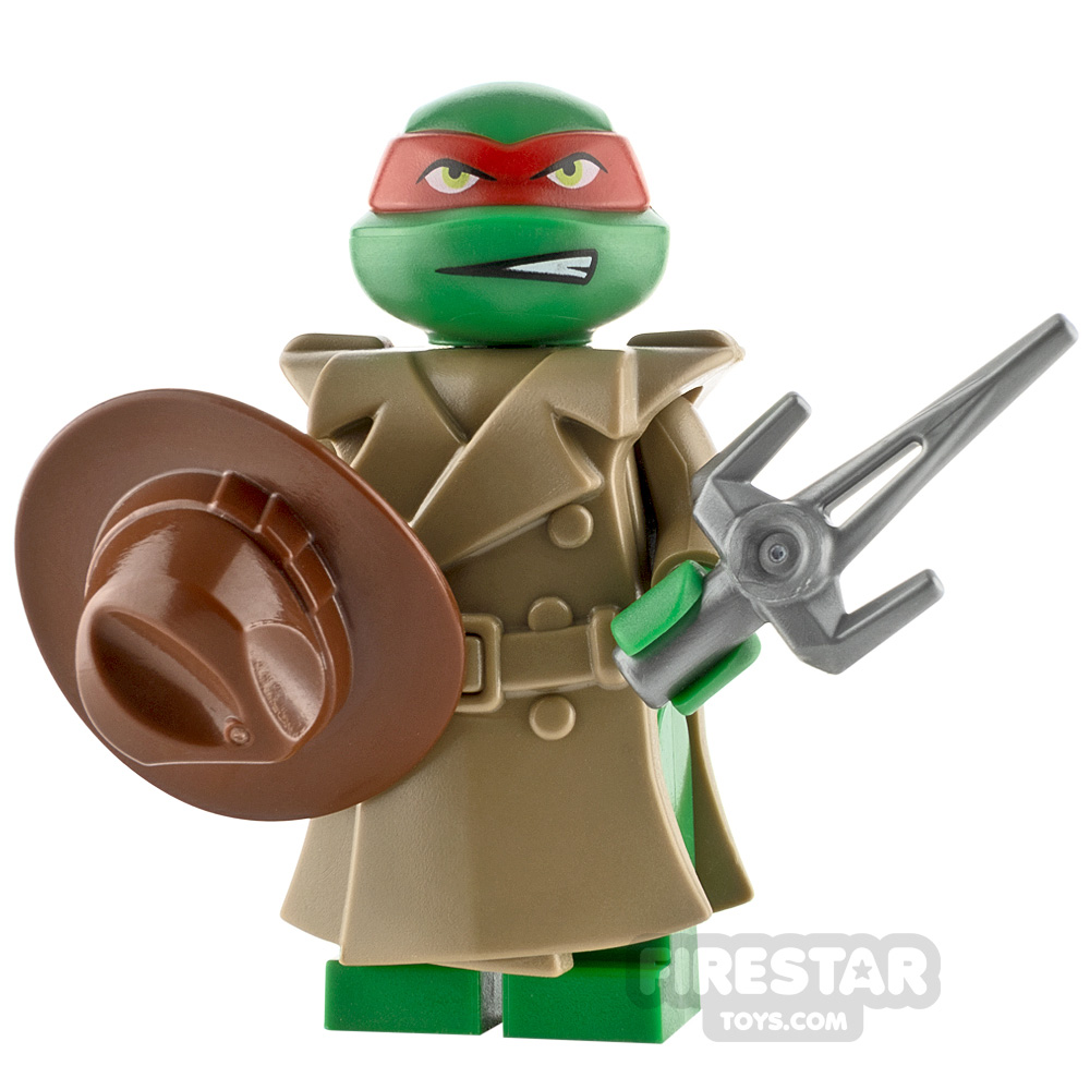 Custom Minifigure Turtle in a Trench Coat