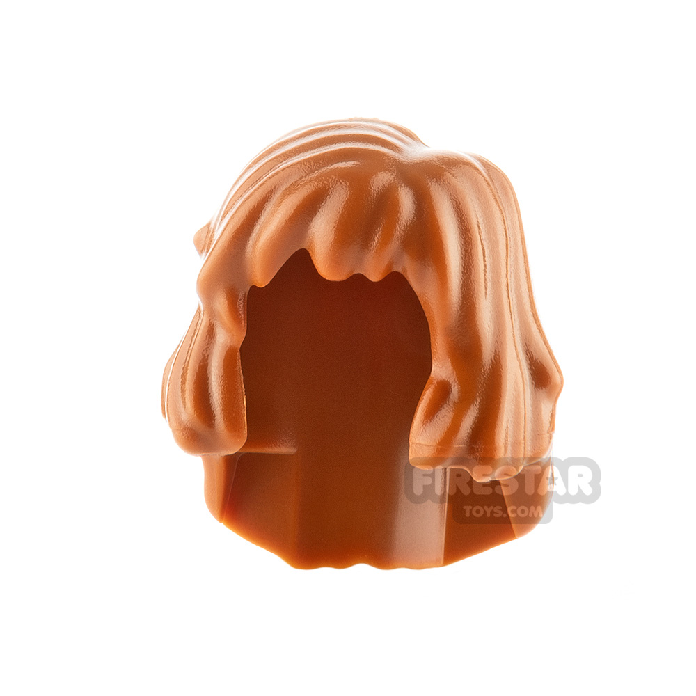 LEGO Hair - Mid Length - Dark Orange DARK ORANGE