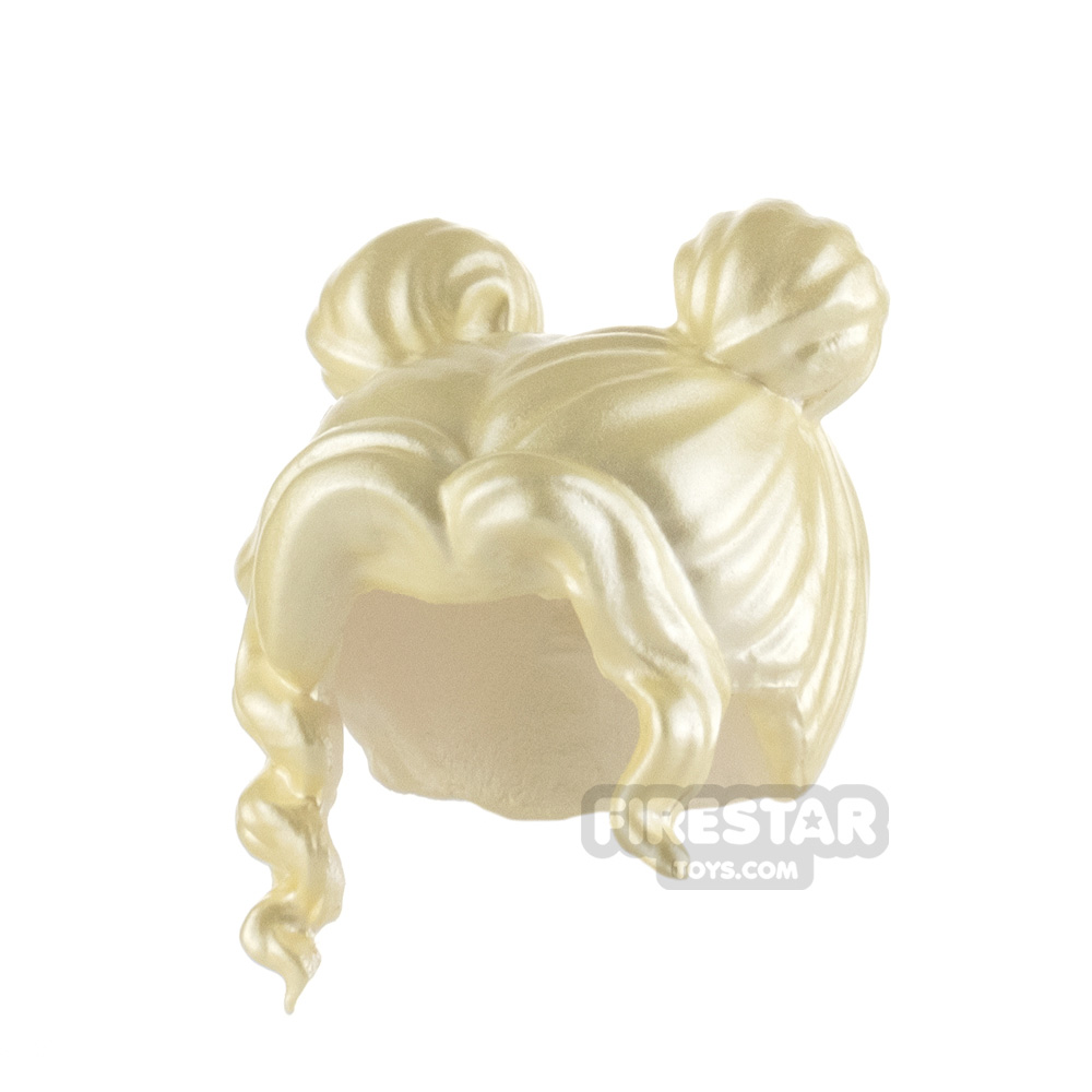 Minifigure Hair Short Bangs with Buns