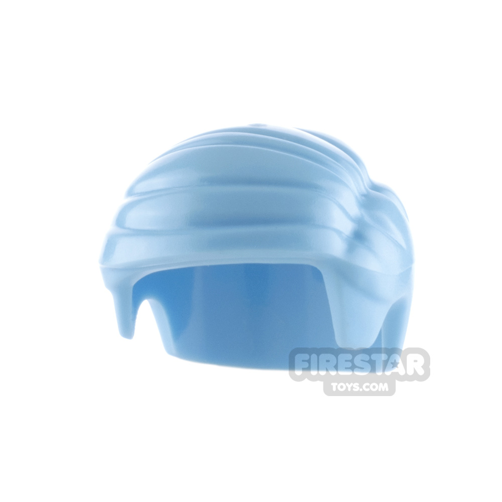 LEGO Hair Side Parting BRIGHT LIGHT BLUE