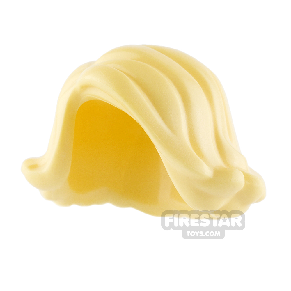 LEGO Hair - Short Flicked Out - Bright Light Yellow BRIGHT LIGHT YELLOW