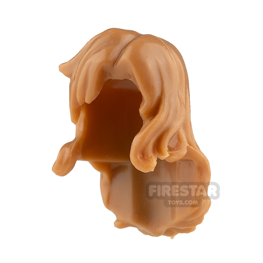 Minifigure Hair Mid Length Messy with Bangs