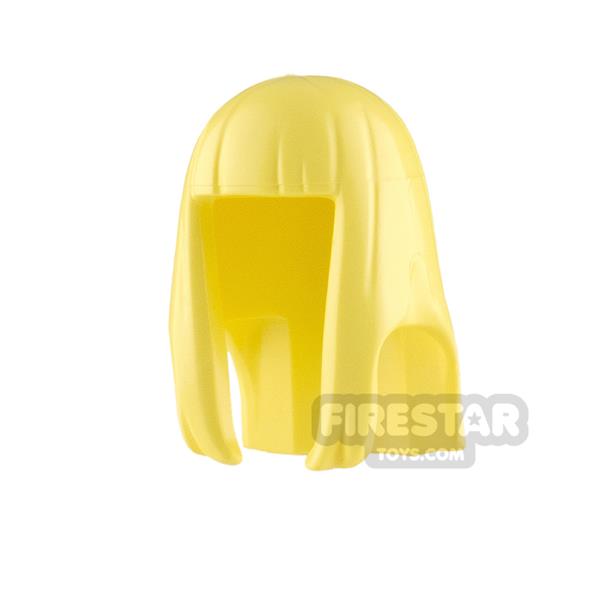 LEGO Hair Long with Fringe BRIGHT LIGHT YELLOW