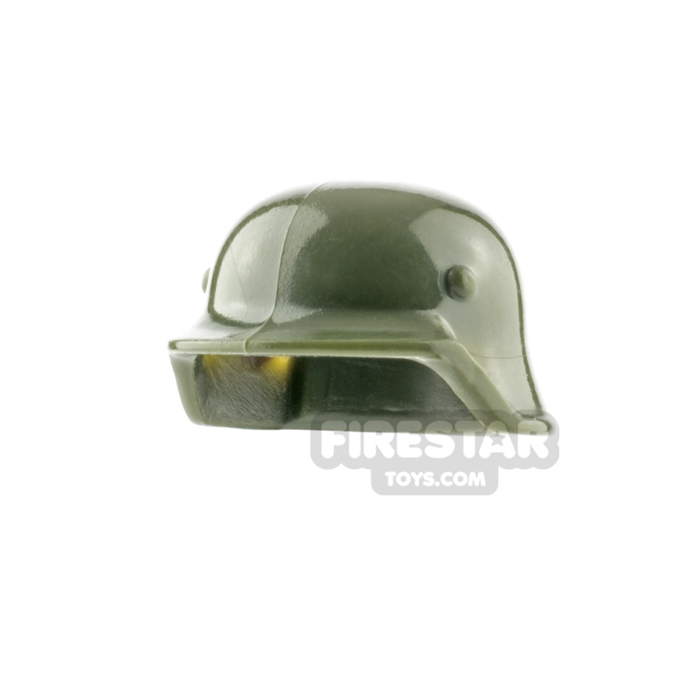 BrickForge M35 Helmet German Shield ARMY GREEN