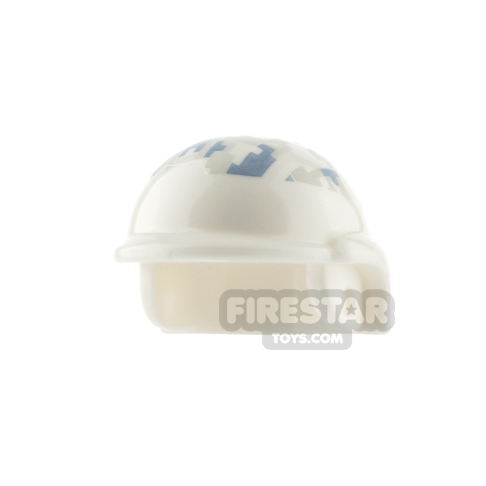 BrickForge Tactical Helmet Digital Camo WHITE