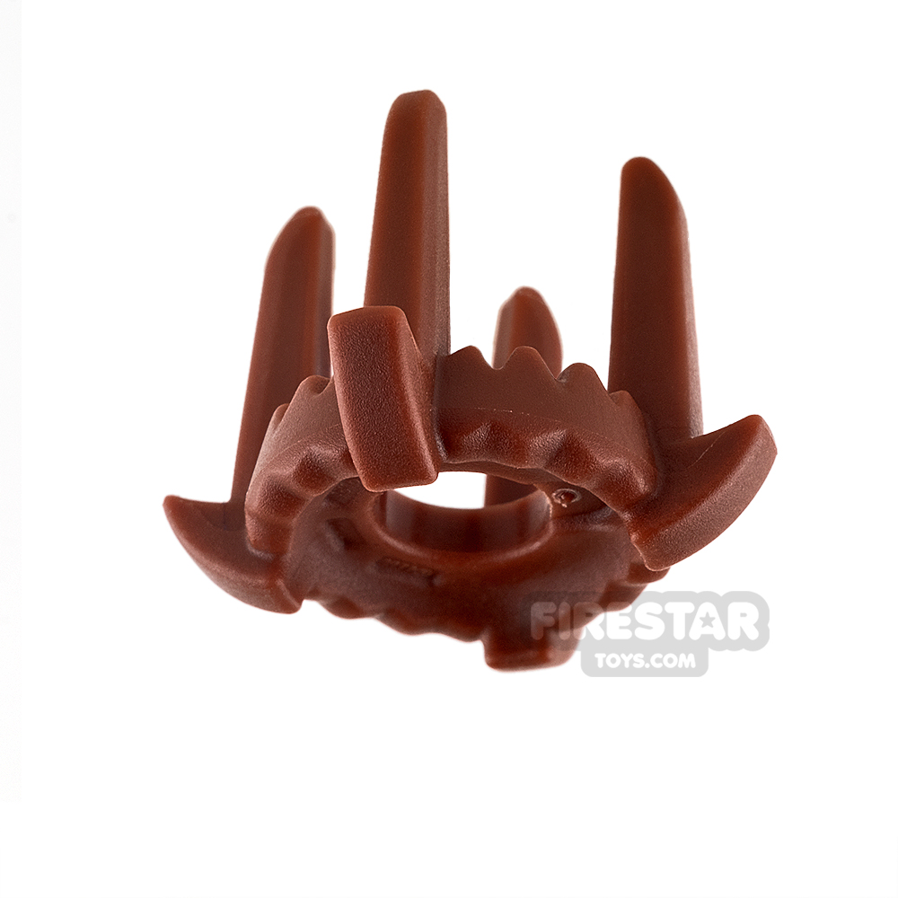 LEGO Crown with Spikes REDDISH BROWN
