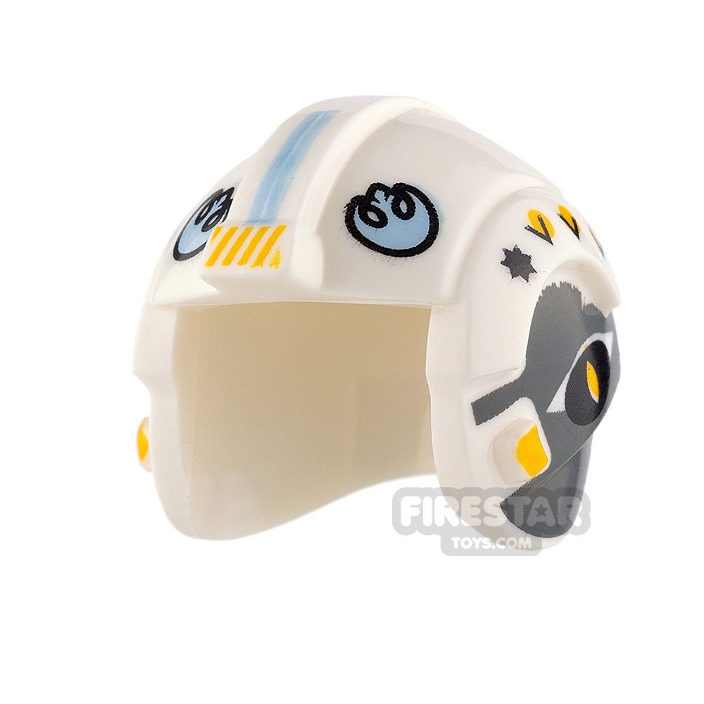 LEGO Rebel Pilot Helmet Antoc Merrick WHITE