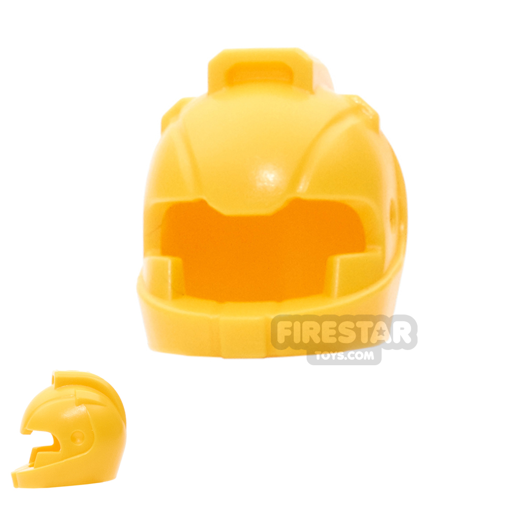 LEGO - Space Helmet with Air Intakes-  Bright Light Orange