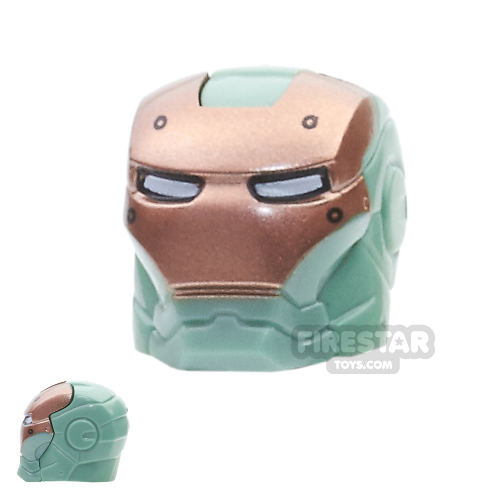 LEGO - Iron Man Mask - Sand Green SAND GREEN