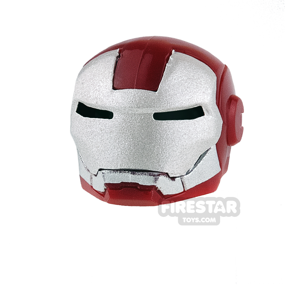 Clone Army Customs - MK Patriot Helmet - Dark Red and Silver