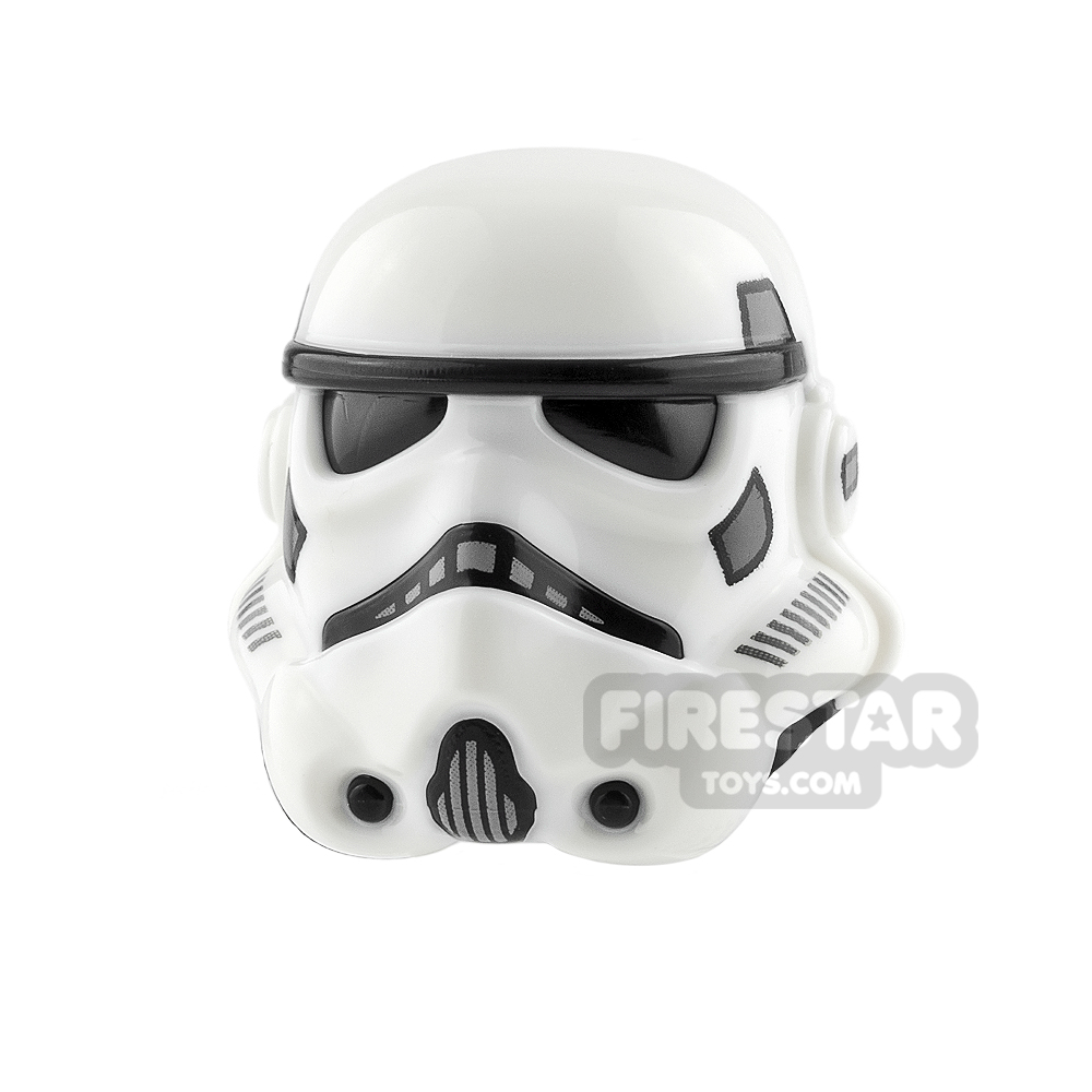 LEGO Stormtrooper Helmet Dual Molded WHITE
