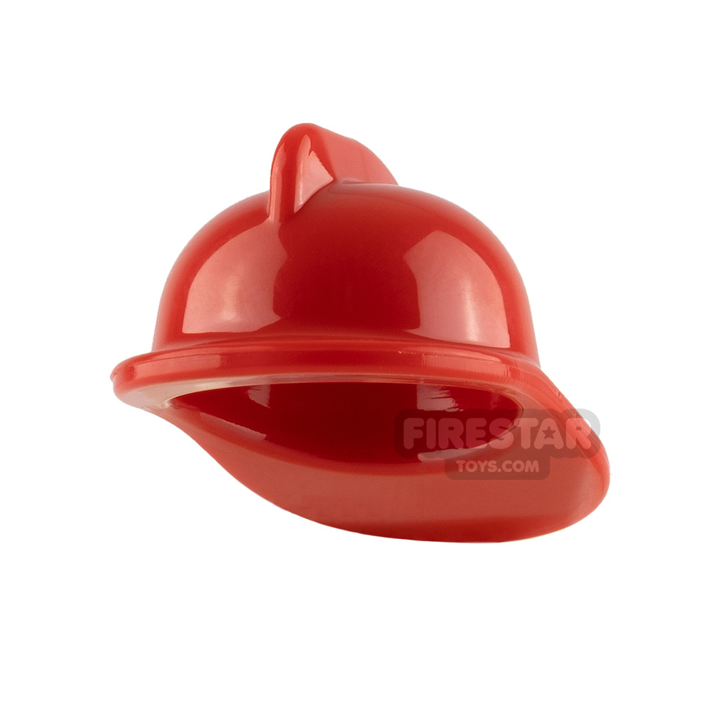 LEGO Minifigure Headgear Firefighter Helmet RED